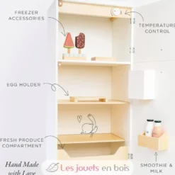 Réfrigérateur-congélateur en bois - Le Toy Van