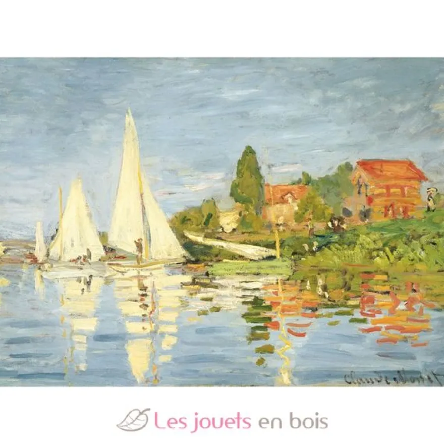 Régates à Argenteuil de Monet - Puzzle Michèle Wilson