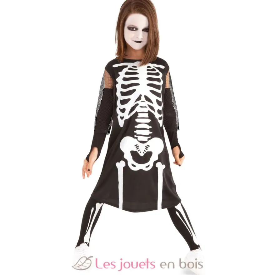 Robe squelette 5-7 ans - Rubies