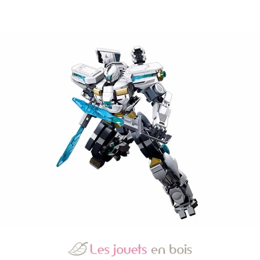 Robot PR Mecha blanc - Sluban