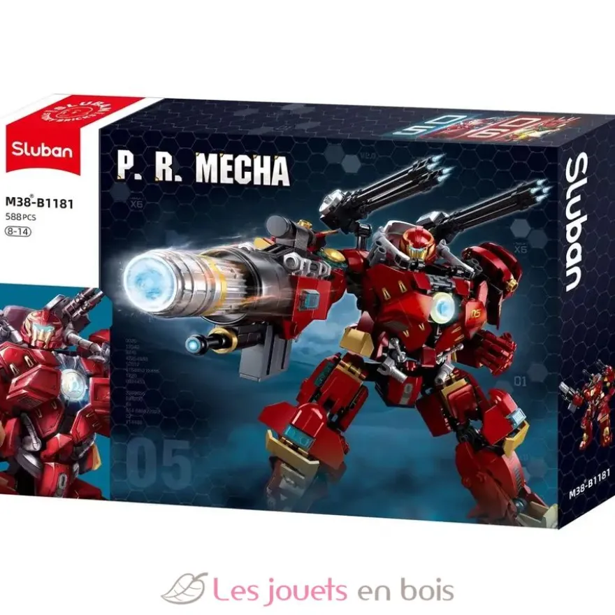 Robot PR Mecha The Anti-Hulk Mech rouge - Sluban