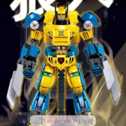 Robot Super PR Mecha jaune bleu - Sluban