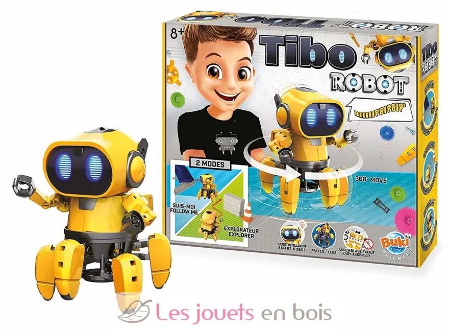 Robot Tibo jaune Buki