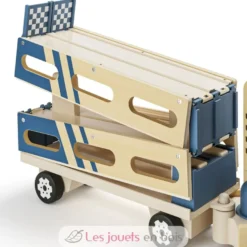 Roll and Race Transport de voitures - Bois et plastique - Topbright
