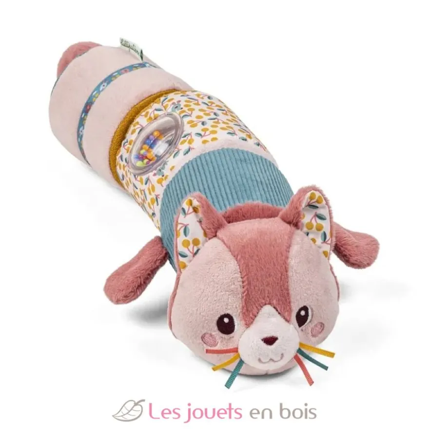 Rouleau sonore Jeanne le chat - Jouet en tissu - Lilliputiens