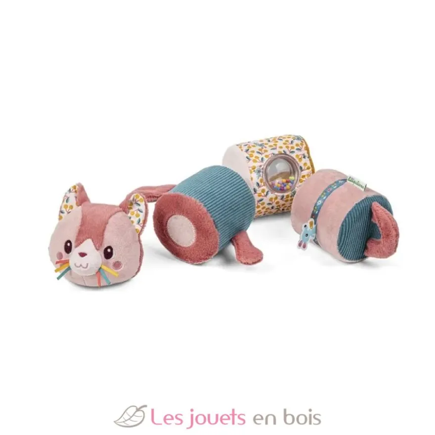 Rouleau sonore Jeanne le chat - Jouet en tissu - Lilliputiens