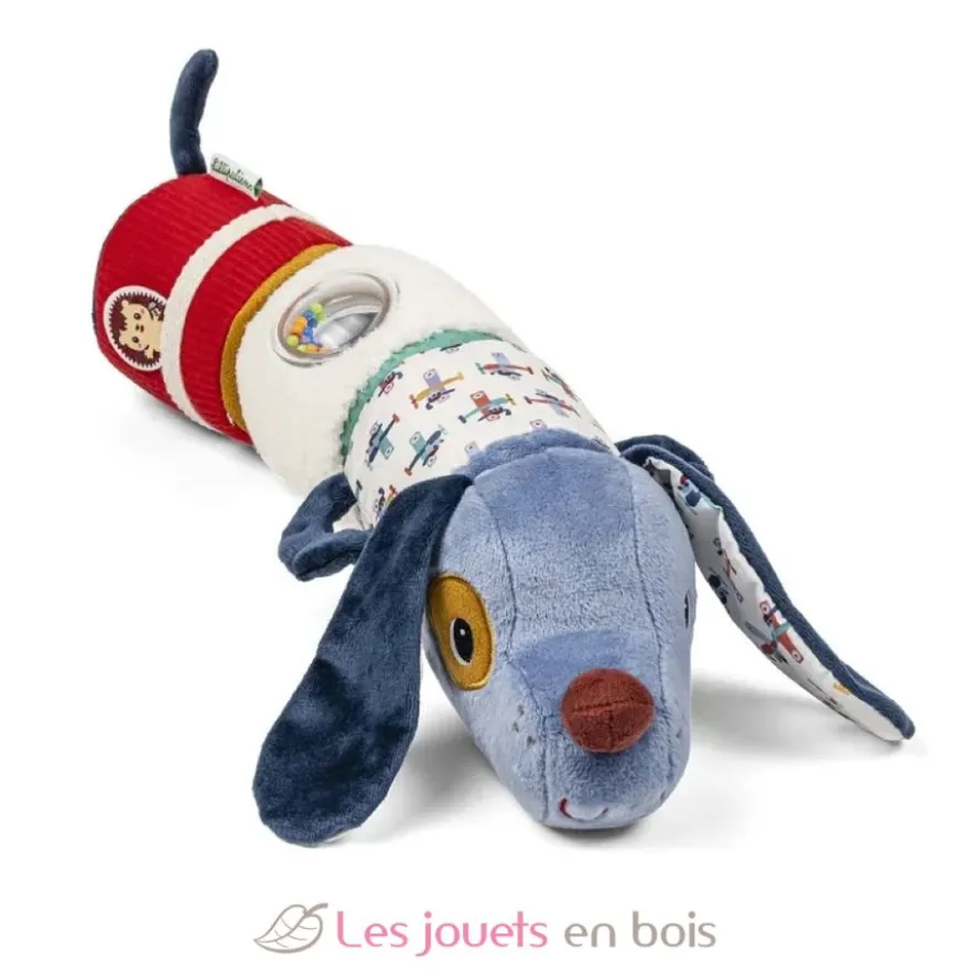 Rouleau sonore Jules le chien - Jouet en tissu - Lilliputiens