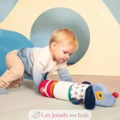 Rouleau sonore Jules le chien - Jouet en tissu - Lilliputiens