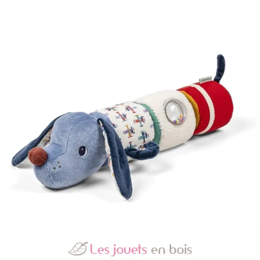 Rouleau sonore Jules le chien - Jouet en tissu - Lilliputiens