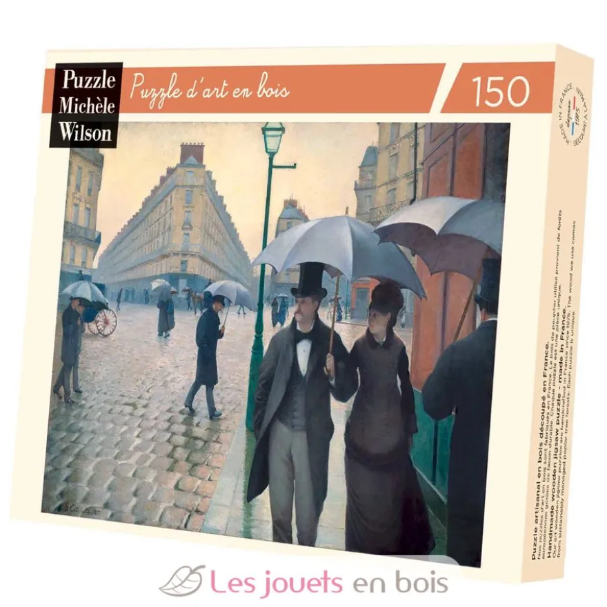 Rue de Paris, temps de pluie de Caillebotte - Puzzle Michèle Wilson