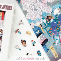 Rue Naka à Yoshiwara d'Hiroshige - Puzzle Michèle Wilson