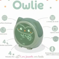 Réveil éducatif magique Owlie - Dès 3 ans - Cloud b