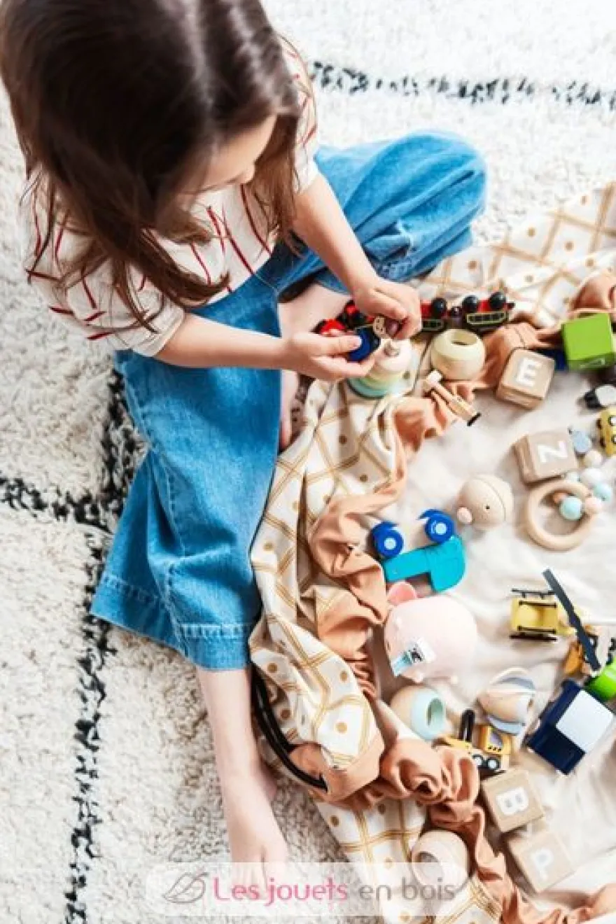 Sac de rangement - Geo Moutarde - Play and Go