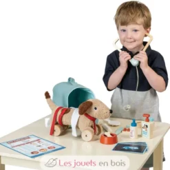 Sac de transport pour animaux et accessoires en bois - Tender Leaf Toys