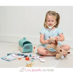 Sac de transport pour animaux et accessoires en bois - Tender Leaf Toys