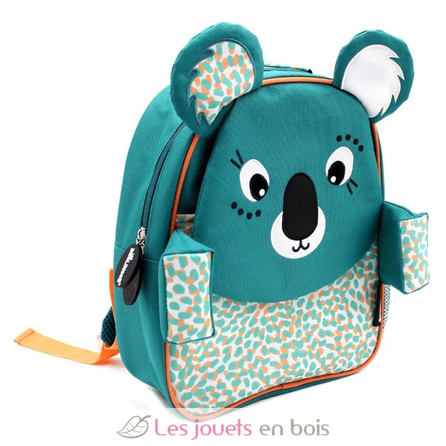Sac à dos Berlingos le koala bleu vert - Les Déglingos