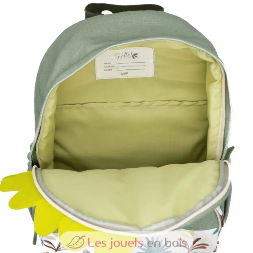 Sac à dos Cracky le dinosaure vert - Sassi