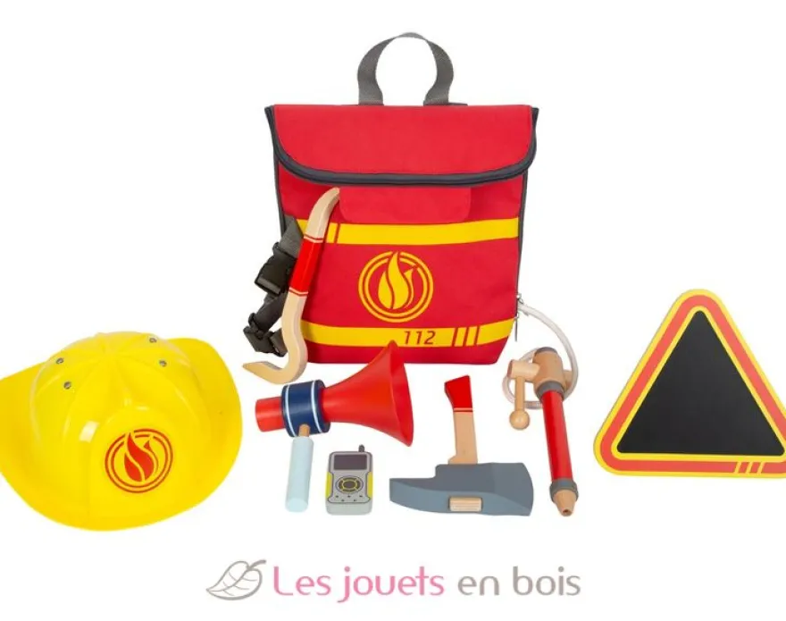 Sac à dos de pompier rouge - Small foot