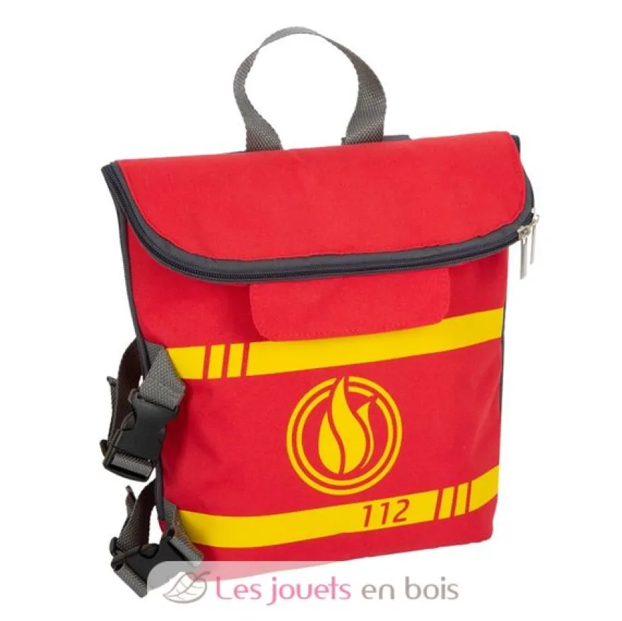 Sac à dos de pompier rouge - Small foot