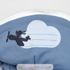 Sac à dos doux Jules le chien bleu - Lilliputiens
