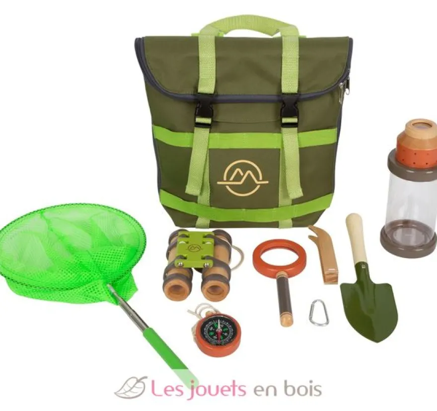 Sac à dos explorateur Discover vert - Small foot