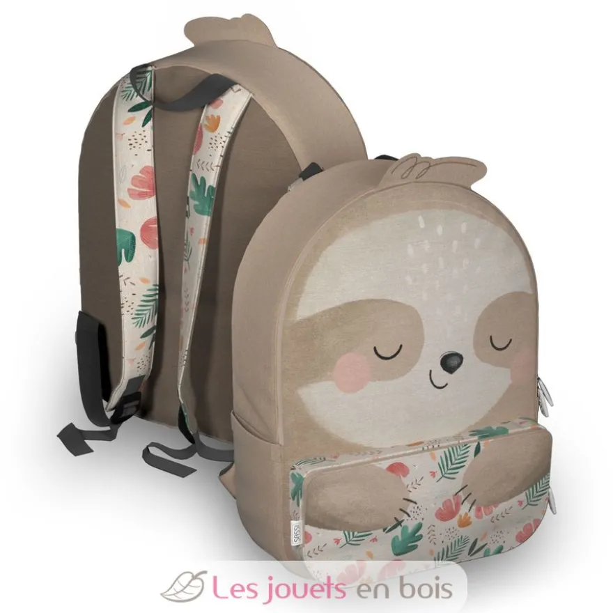 Sac à dos Gnawy le paresseux beige - Sassi