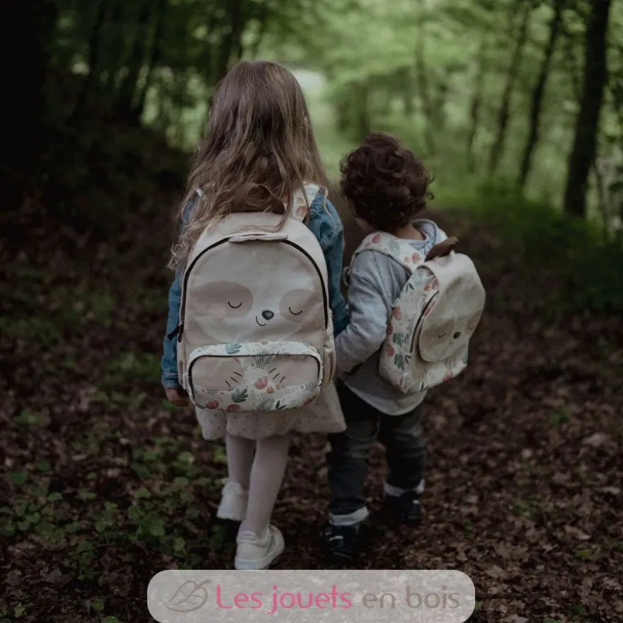 Sac à dos Gnawy le paresseux beige - Sassi