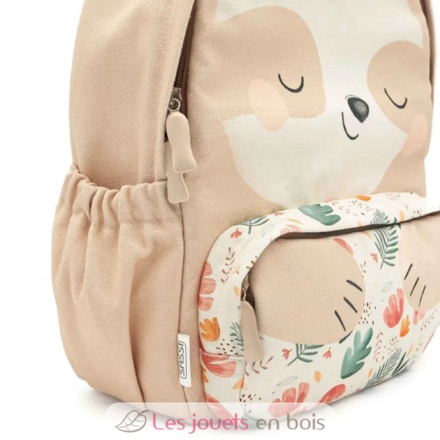 Sac à dos Gnawy le paresseux beige - Sassi