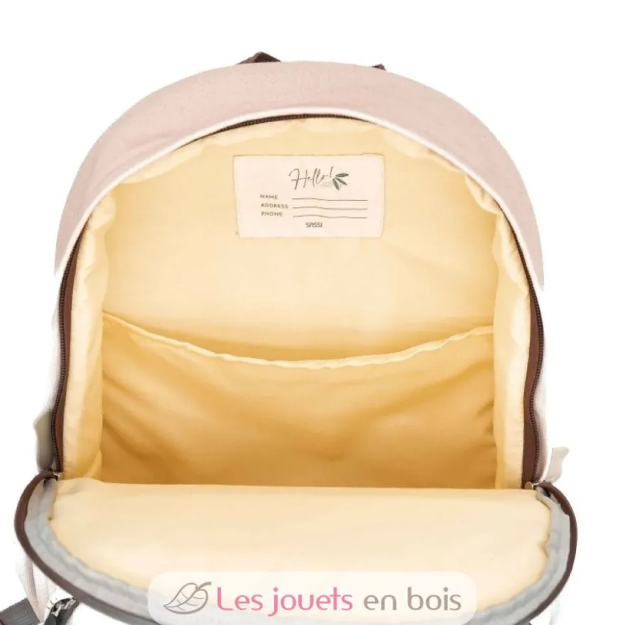 Sac à dos Gnawy le paresseux beige - Sassi