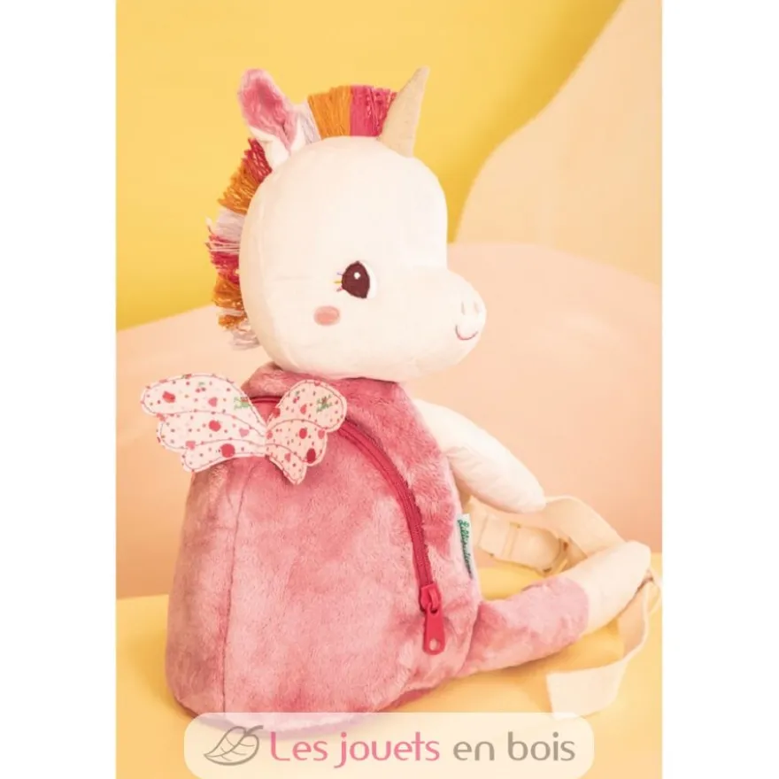 Sac à dos Lena la licorne blanc et rose - Lilliputiens