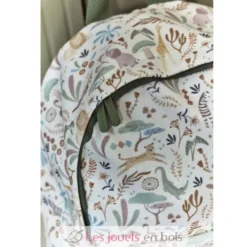 Sac à dos Safari Friends blanc à motifs - Little Dutch