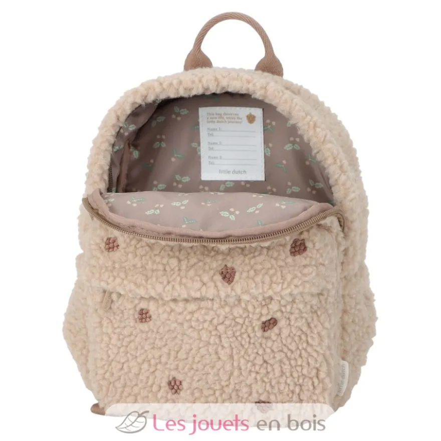 Sac à dos Teddy Forest Friends marron - Little Dutch