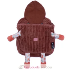 Sac à dos velours Mélimélos biche rose Déglingos