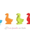 Sachet de 4 oies en bois - Jeujura