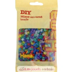 Sachet 1000 perles plastique Midi paillettes - Hama