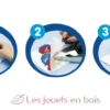 Sachet 1000 perles plastique Midi Transp mix - Hama