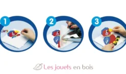Sachet 1000 perles plastique Midi Transp mix - Hama