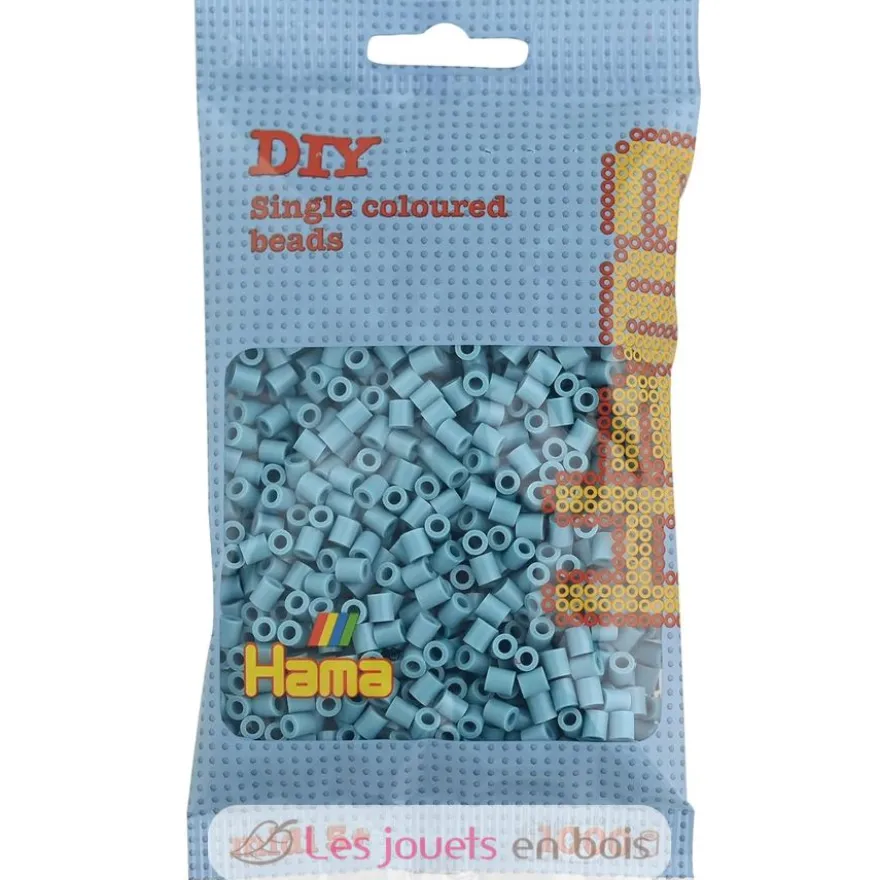 Sachet 1000 perles plastique Midi Turquoise - Hama