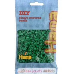 Sachet 1000 perles plastique Midi Vert - Hama