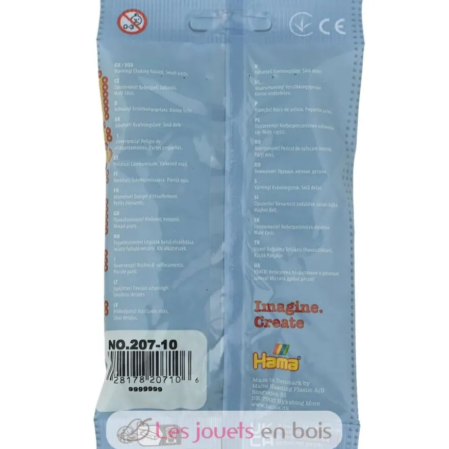 Sachet 1000 perles plastique Midi Vert - Hama