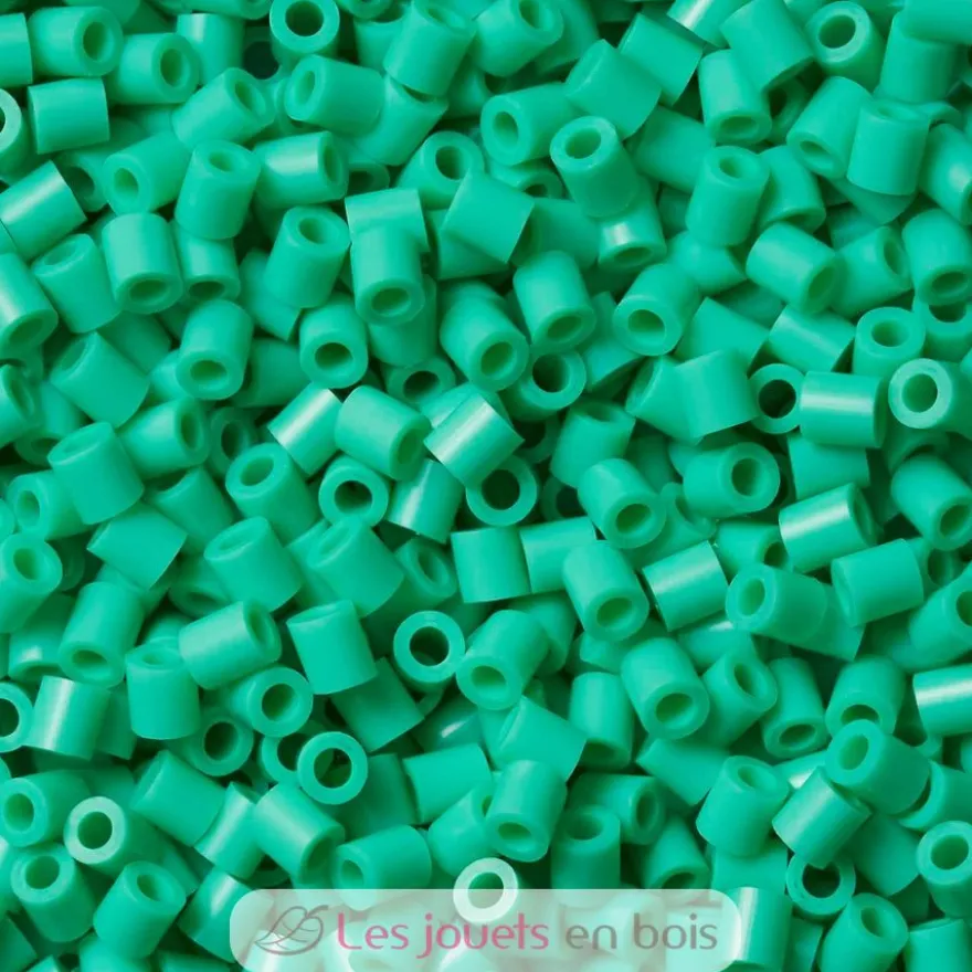 Sachet 1000 perles plastique Midi vert clair - Hama