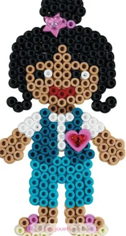 Sachet 1000 perles plastique Midi Bleu pétrole - Hama
