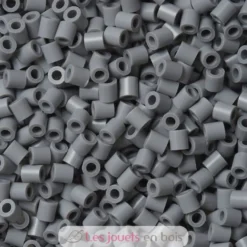 Sachet 1000 perles plastique Midi gris - Hama