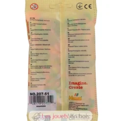 Sachet 1000 perles plastique Midi néon mix - Hama