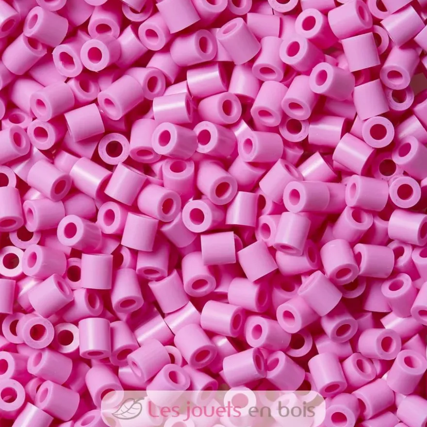 Sachet 1000 perles plastique Midi rose pastel - Hama
