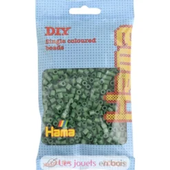 Sachet 1000 perles plastique Midi vert forêt - Hama