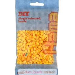 Sachet 1000 perles plastique Midi jaune - Hama