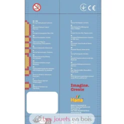 Sachet 1000 perles plastique Midi jaune - Hama