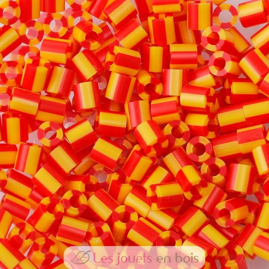 Sachet 1000 perles plastique Midi bicolores 2 - Hama