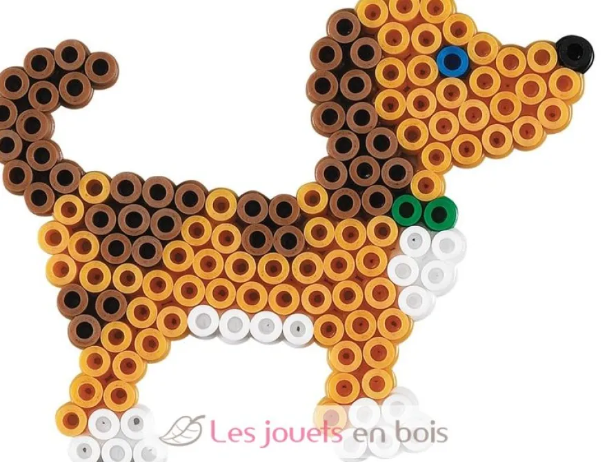Sachet 1000 perles plastique Midi Marron glacé - Hama